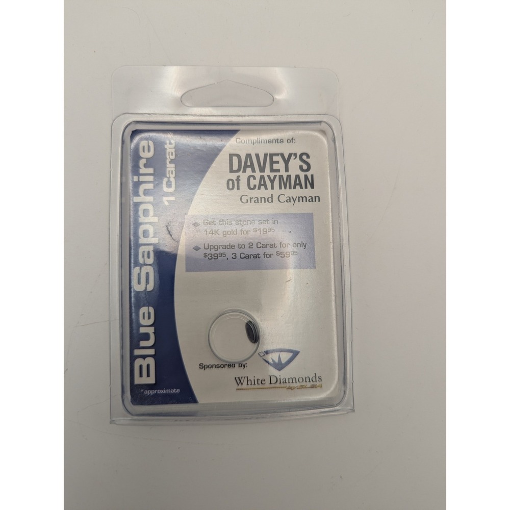 Blue Sapphire Oval Cut 1 Carat 7x5 mm Sponsored White Diamonds Davey's of Cayman